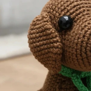 Cachorrinho Marrom em Amigurumi - Artesanato e Personalizados