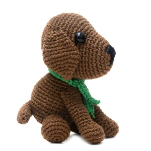Cachorrinho Marrom em Amigurumi - Artesanato e Personalizados