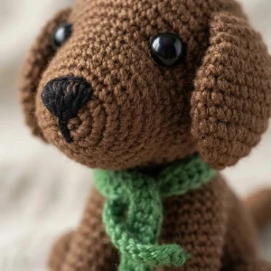 Cachorrinho Marrom em Amigurumi - Artesanato e Personalizados