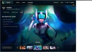 Conta com Skin Riven Season 2 - League of Legends LOL