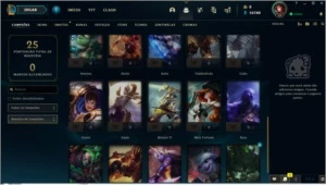 CONTA PLATINA 4 - SEM E-MAIL VERIFICADO - 16K EA - 30 CHAMPS - League of Legends LOL