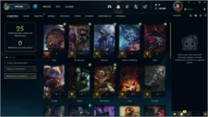 CONTA PLATINA 4 - SEM E-MAIL VERIFICADO - 16K EA - 30 CHAMPS - League of Legends LOL