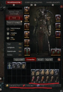 Diablo 4 conta top de temporada. - Blizzard