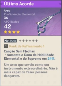 MONA - Armas 4 estrelas - AR7 - Genshin Impact
