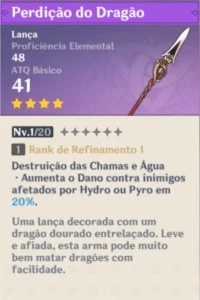 MONA - Armas 4 estrelas - AR7 - Genshin Impact