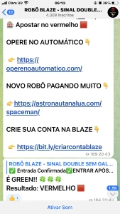 🔴Robô Da Double Blaze ⚫️✅ Sem Gale - Outros