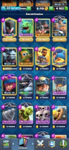 Clash Royale - 6561 Troféus - Level 54 - Torre 15 - Arena 18