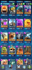 Clash Royale - 6561 Troféus - Level 54 - Torre 15 - Arena 18