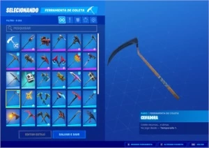 Conta Fortnite com Ikonic, Marshmello, Foice, Salve o Mundo