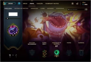 CONTA UNRANKED LVL 30 - League of Legends LOL