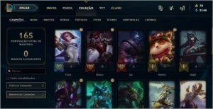 Vendo conta Prata II 46 champs, 13 skins e M7 Fiora - League of Legends LOL
