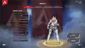 Conta Apex Legends - Wraith Heirloom + lendárias