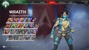 Conta Apex Legends - Wraith Heirloom + lendárias