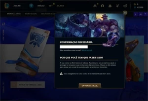 Conta ouro 4 com 25 Champs e 1 Skin + 13 Fragmentos - League of Legends LOL