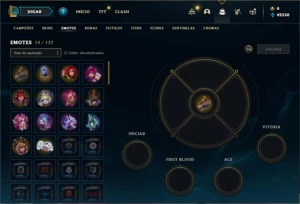 Conta ouro 4 com 25 Champs e 1 Skin + 13 Fragmentos - League of Legends LOL