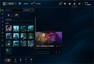 Conta ouro 4 com 25 Champs e 1 Skin + 13 Fragmentos - League of Legends LOL