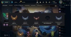 CONTA LOL BRONZE 1 232 SKINS+PASSE TFT/ CONTA NFA - League of Legends