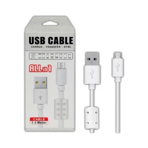 Cabo De Dados E Carregador Micro Usb V8 - Produtos Físicos