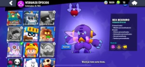 Conta Brawl stars 49 Brawl, muitas skins.