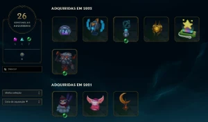 Conta League Of Legends, 185 Skins, Muitos Icones E Emotes! LOL