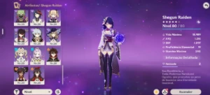 Conta Genshin Iniciante Com Columbina + Raiden + Navia - Genshin Impact