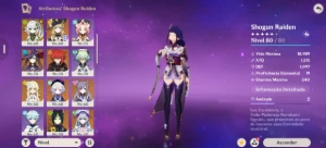 Conta Genshin Iniciante Com Columbina + Raiden + Navia - Genshin Impact