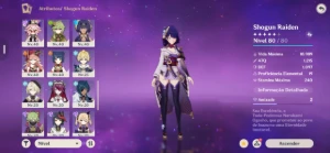 Conta Genshin Iniciante Com Columbina + Raiden + Navia - Genshin Impact