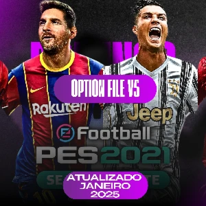 Option File Pes 2021 Ps4/Ps5/Xbox  -Atualizado Janeiro 2025 - Others