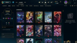 SEM ELO - lv 369 e todos os Champs e 208 Skins (JG / MID) - League of Legends LOL