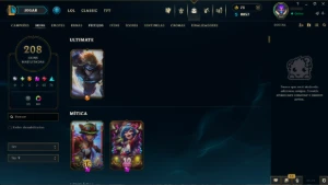 SEM ELO - lv 369 e todos os Champs e 208 Skins (JG / MID) - League of Legends LOL