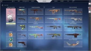 conta prata 3 com algumas skins (R$386,00 gastos) - Valorant