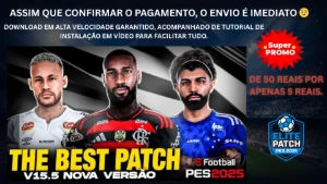 The Best Patch | Versão Conmebol|Pc ⚡ Acesso Imediato Pes 21 - eFootball PES