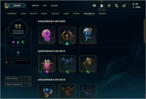 CONTA LOL DIAMANTE 3 -275 skins - League of Legends