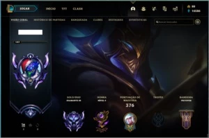 CONTA LOL DIAMANTE 3 -275 skins - League of Legends