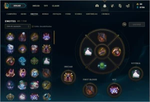 CONTA LOL DIAMANTE 3 -275 skins - League of Legends