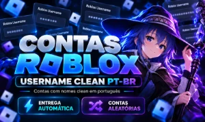 Conta Roblox com Username Clean PT-BR | Entrega Automática