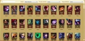 Conta Mestre, 155 Skins, varias raras, all champs, 20 pgrune - League of Legends LOL