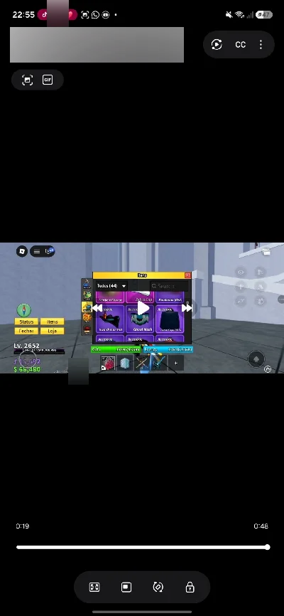 Quero vender minha conta enjoei de jogar roblox