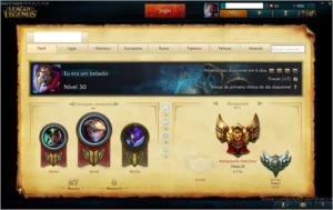 Conta League of Legends GOLD 4 EZ PULSEFIRE E BROLAF LOL