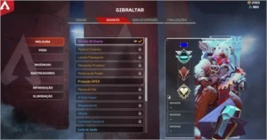Conta com herança Wraith e Gibraltar - Apex Legends