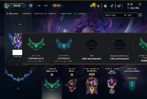 Platina 3 com TODOS os Champs e 312 Skins ( SUP / JG ) - League of Legends LOL