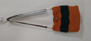 Bolsa de crochet feita a mão - Artesanato e Personalizados