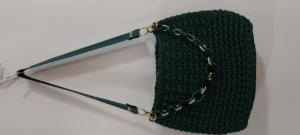 Bolsa de crochet feita a mão - Artesanato e Personalizados