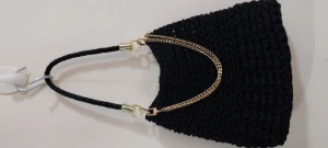 Bolsa de crochet feita a mão - Artesanato e Personalizados