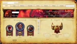 Conta League Of Legends GOLD / 99 SKINS / TODOS CHAMPS LOL