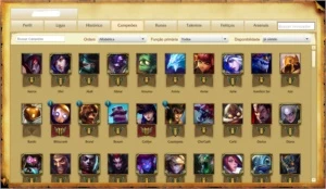 Conta League Of Legends GOLD / 99 SKINS / TODOS CHAMPS LOL