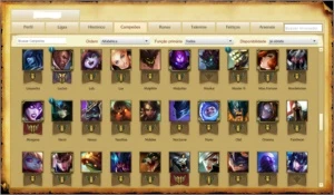 Conta League Of Legends GOLD / 99 SKINS / TODOS CHAMPS LOL
