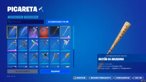 Conta Fortnite com 210 skins, picaretas skins e danças old