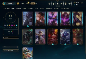 Diamante 2 com 85 Champs e 11 Skins +2k de RP - League of Legends LOL