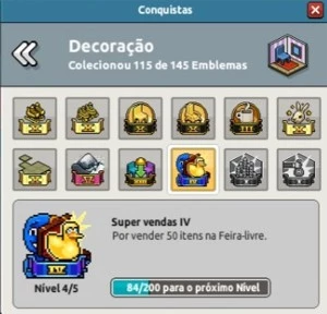 Conta Habbo de 2014 com mais de 14k de conquista!